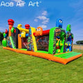 Kommerzielles Arcade-Spiel Aufblasbare Hindernisbahn - Retro-Pixel