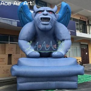 Außenrasenornament Auffälliges Aufblasbares Gargoyle-Modell
